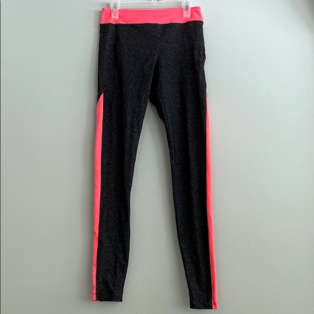 FOREVER 21 XS Pink and Charcoal Leggings
